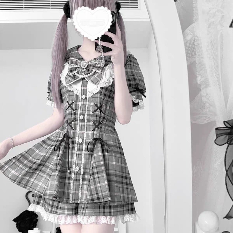 Vintage Women'S Formal Wear - Japanese Style Lolita Sweet Dress Set