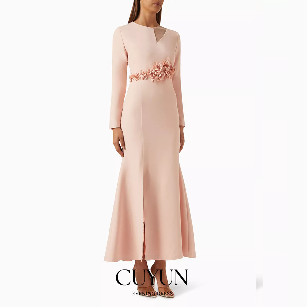 Women'S Semi Formal Evening Wear - CUYUN Customized Semi-Mermaid Ankle-Length Women Prom