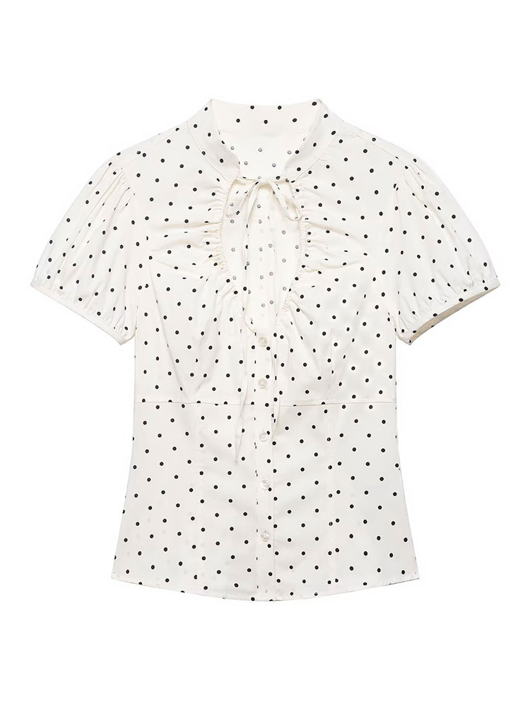 Women Formal Wear For Party - HH Vintage Retro Womens White Shirt