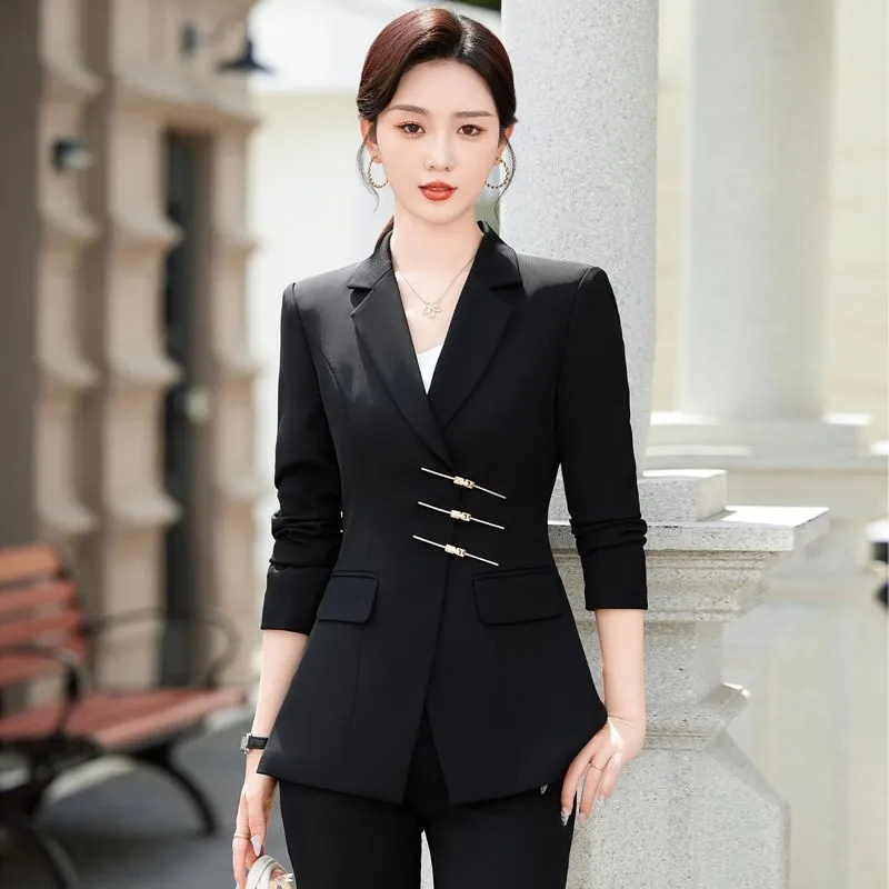 2025 Fashion White Red Black B - đánh giá và giá Women Formal Wear With Black Blazer