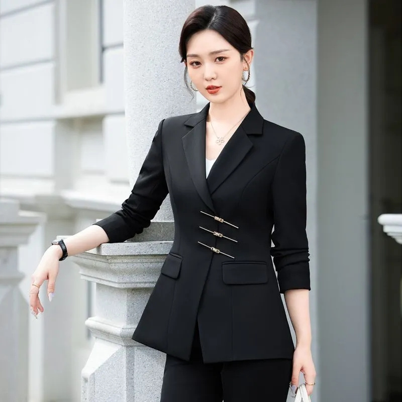 2025 Fashion White Red Black B - đánh giá và giá Women Formal Wear With Black Blazer