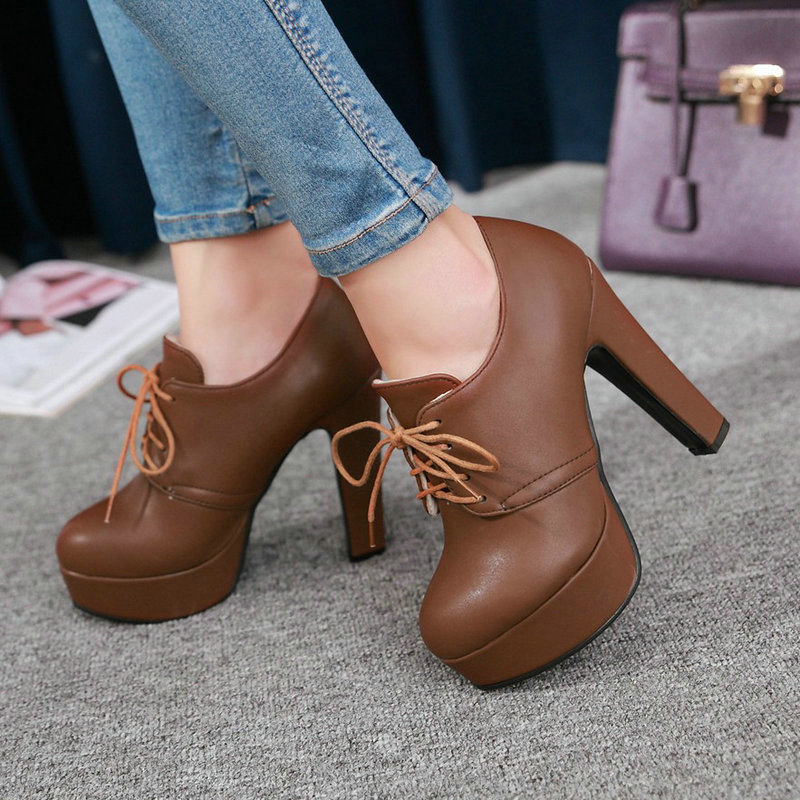 Round Toe Brown Black Gray Lac - đánh giá và giá Vintage Women'S Formal Wear