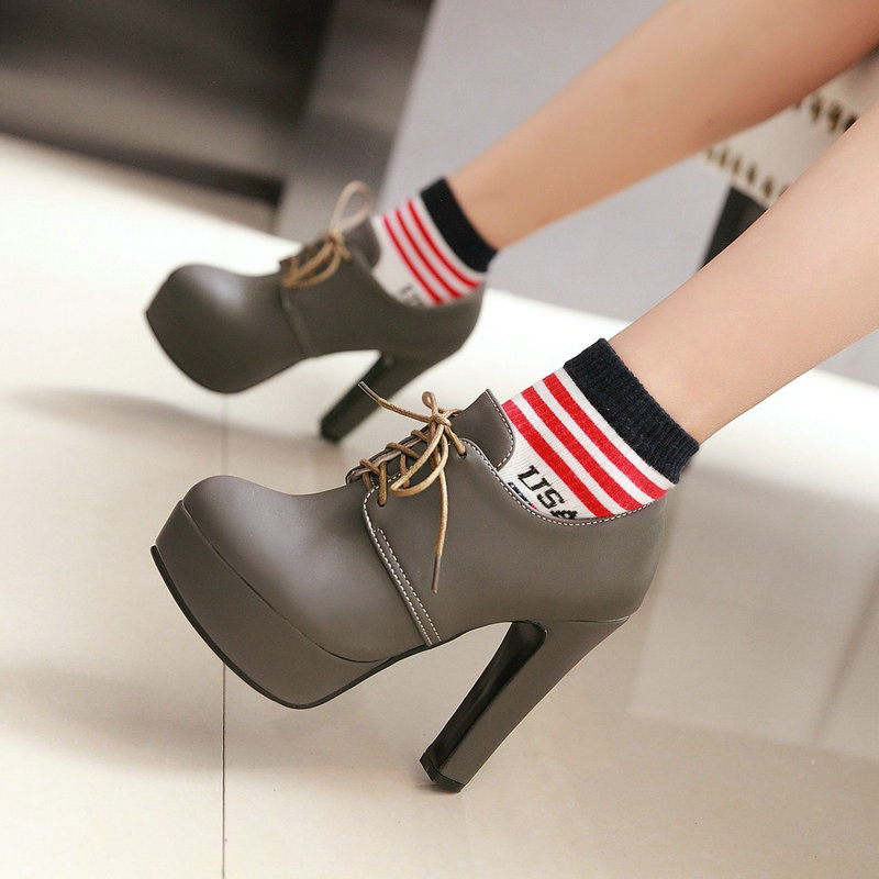 Round Toe Brown Black Gray Lac - đánh giá và giá Vintage Women'S Formal Wear