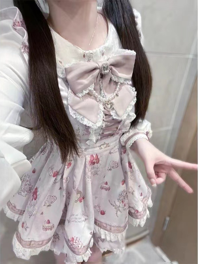 Summer Japanese Gothic Y2k Lol - đánh giá và giá Vintage Women'S Formal Wear