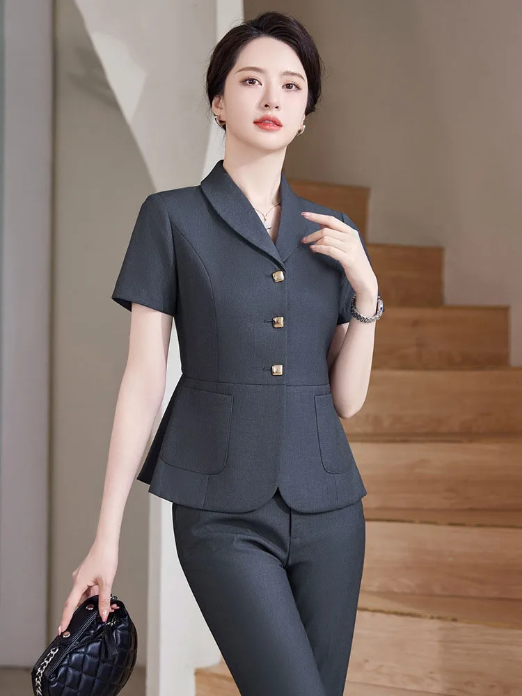Pop 2024 Summer Formal OL Styl - đánh giá và giá Women Formal Wear For Interview