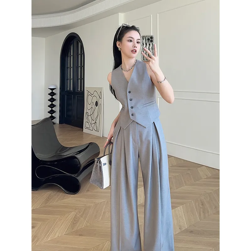 Women's Sleeveless Vest Wide-L - đánh giá và giá Women'S Formal Wear With Pants