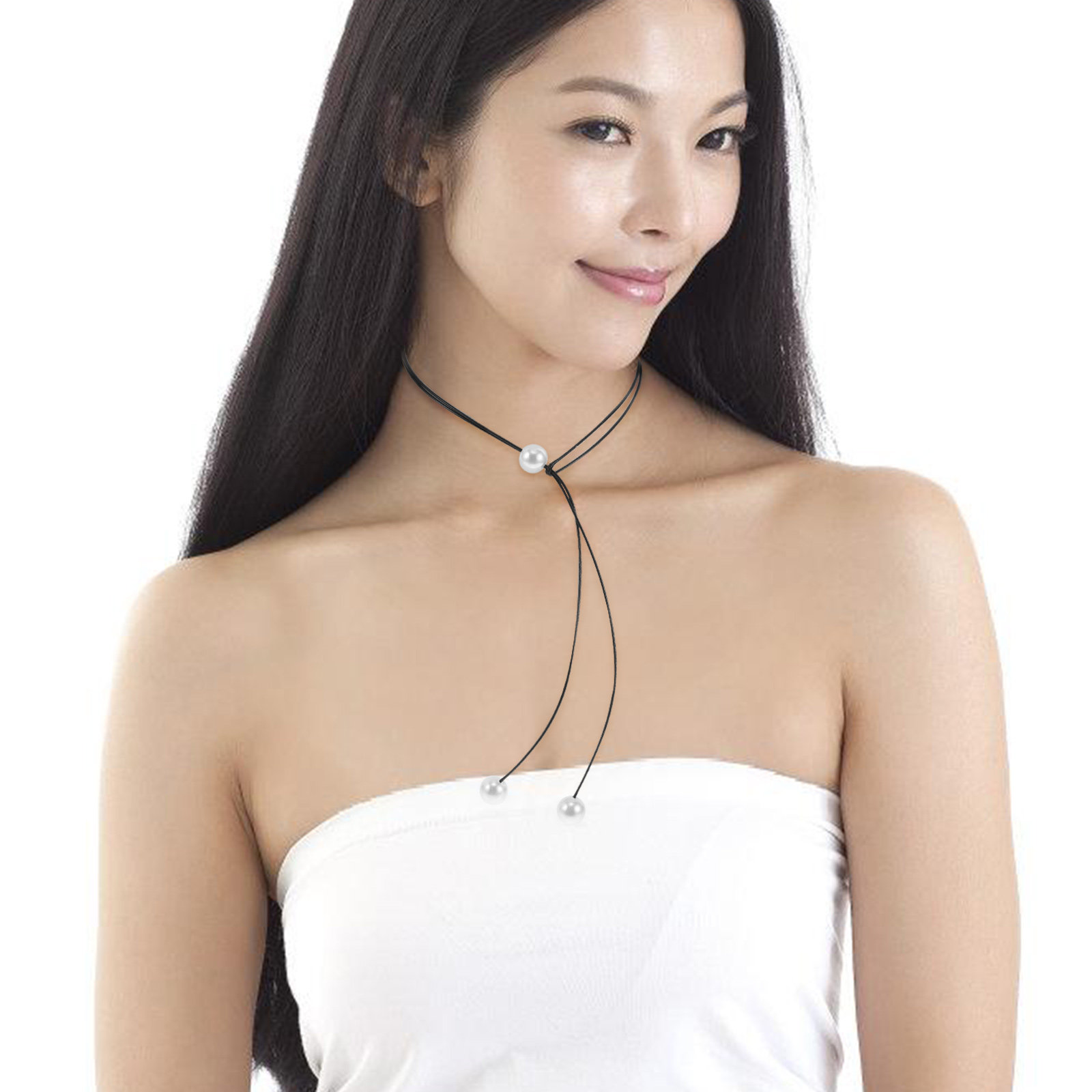 Double-Layer Stylish Cord Neck - đánh giá và giá Formal Wear Jewelry For Women