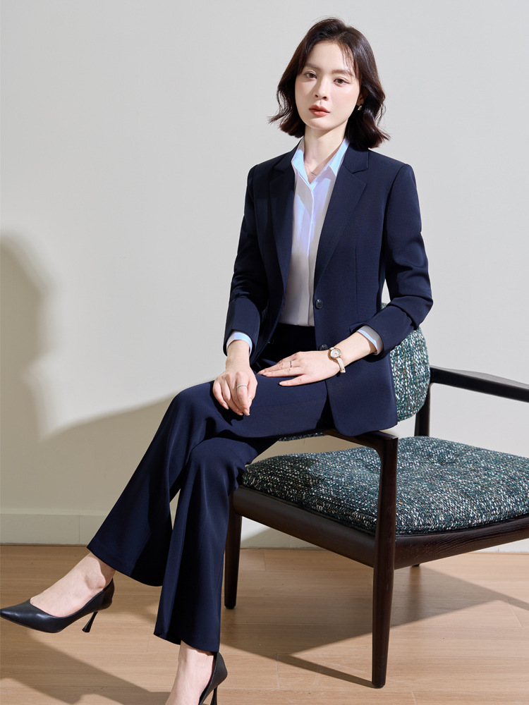 Navy blue professional suit fo - đánh giá và giá Women Formal Wear For Interview
