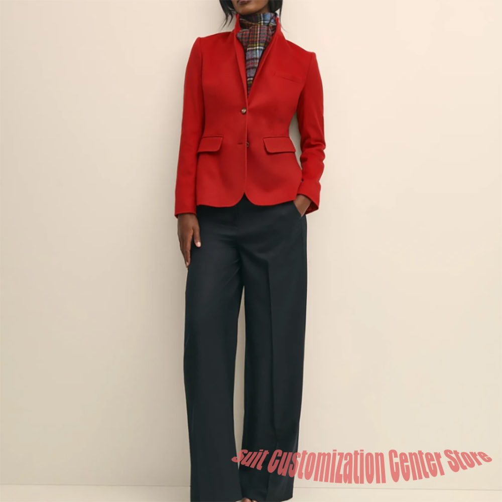 Women's Navy Woolen Clothes Si - đánh giá và giá Women'S Formal Wear Jackets