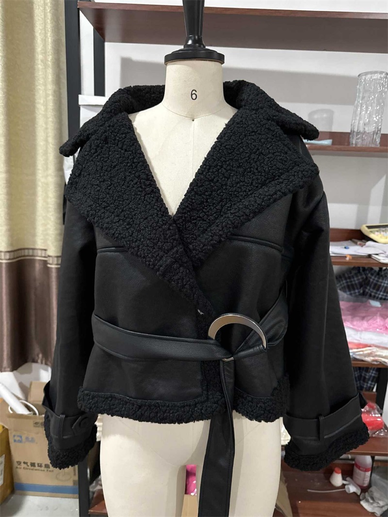 PU Leather Fur Black Women Jac - đánh giá và giá Women'S Formal Wear Jackets