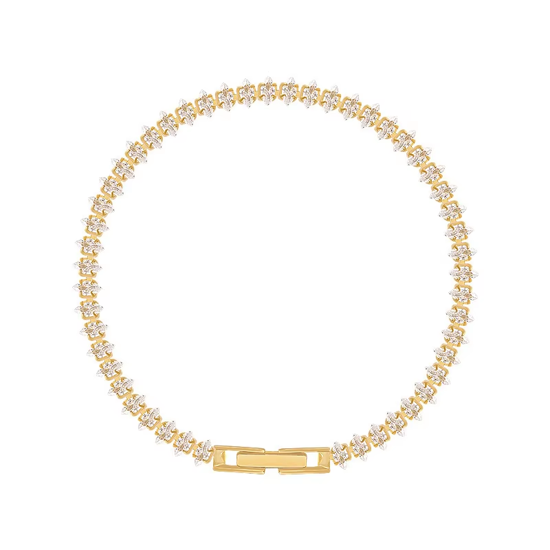 Dainty Gold CZ Bracelet – Wome - đánh giá và giá Formal Wear Jewelry For Women
