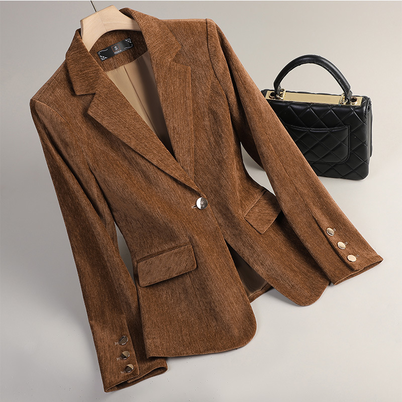 Yellow Gold Velvet Blazer Wome - đánh giá và giá Women'S Formal Wear Jackets