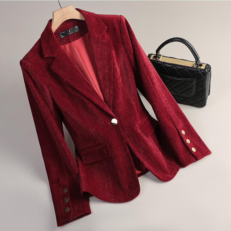 Yellow Gold Velvet Blazer Wome - đánh giá và giá Women'S Formal Wear Jackets