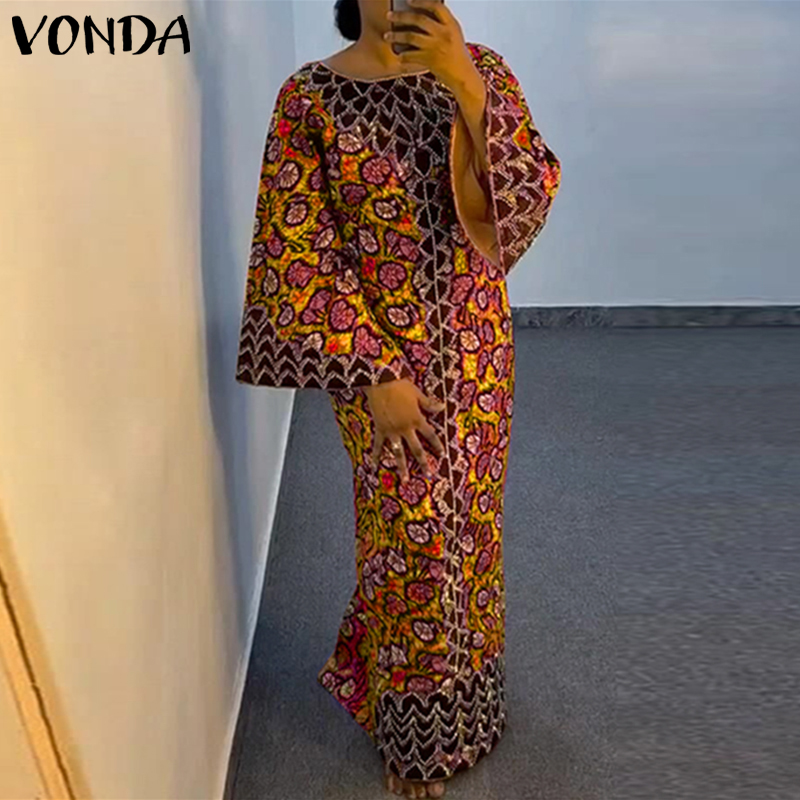 Plus Size VONDA Bohemian Dress - đánh giá và giá Vintage Women'S Formal Wear
