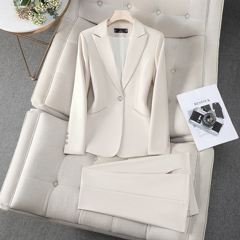 Office Ladies Formal Pant Suit - đánh giá và giá Women Formal Wear With Black Blazer
