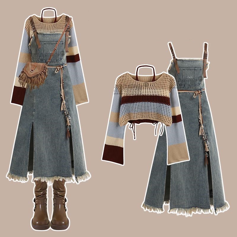2026 Spring New Vintage Denim  - đánh giá và giá Vintage Women'S Formal Wear