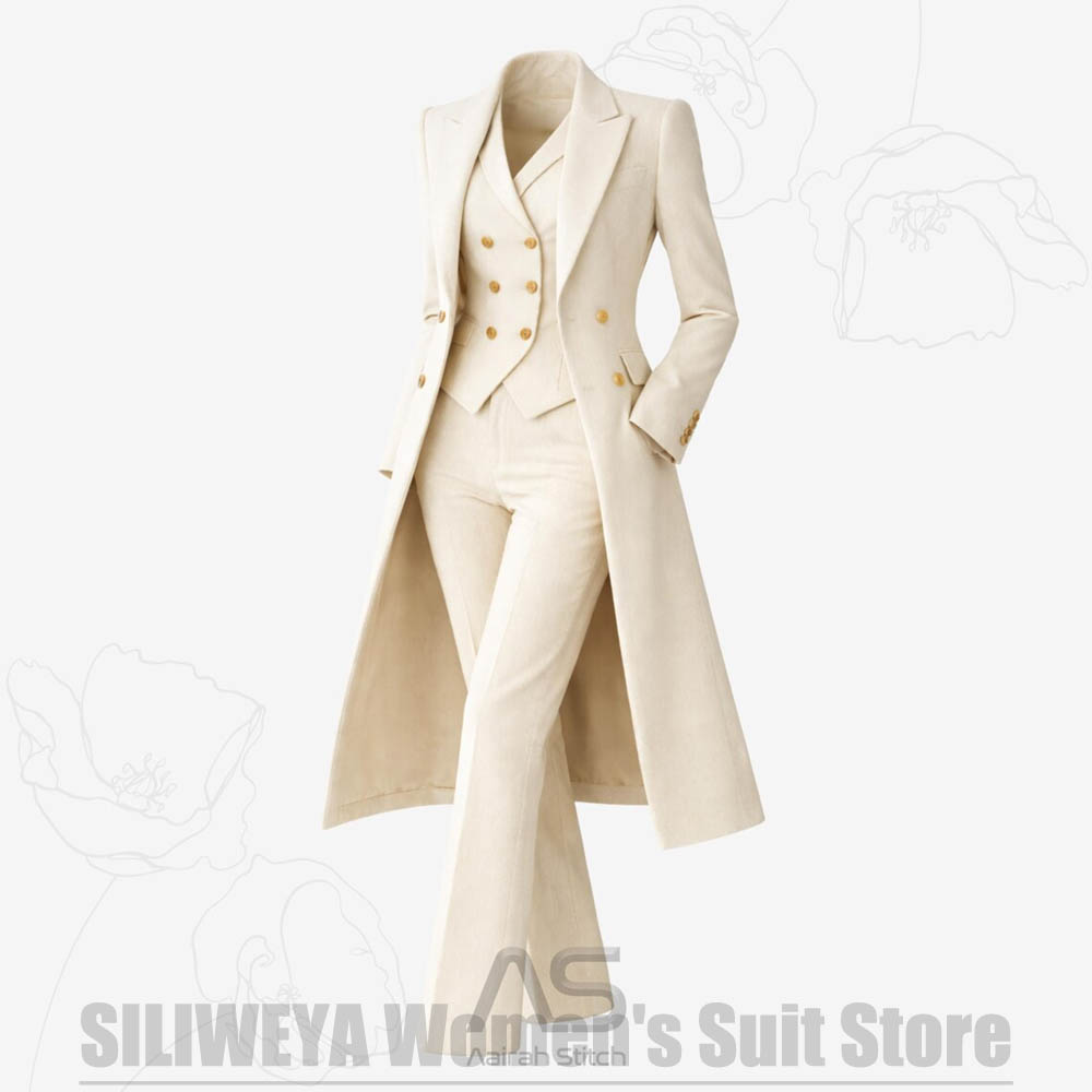 Women's Suit 3 Piece Double Br - đánh giá và giá Women Formal Wear For Party