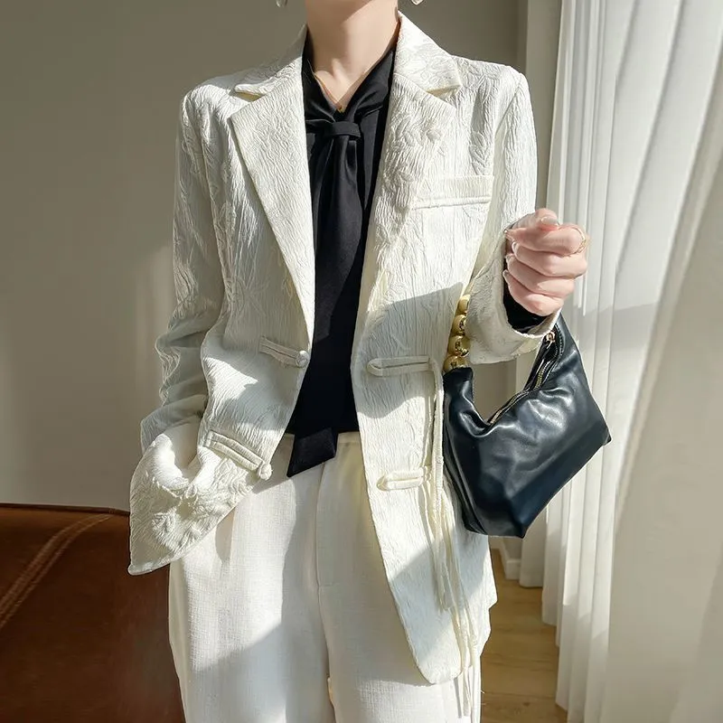 Women's White Textured Blazer  - đánh giá và giá Women'S Formal Wear Jackets