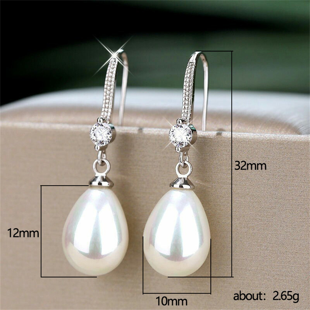 Imitation Pearl Earrings Light - đánh giá và giá Formal Wear Jewelry For Women