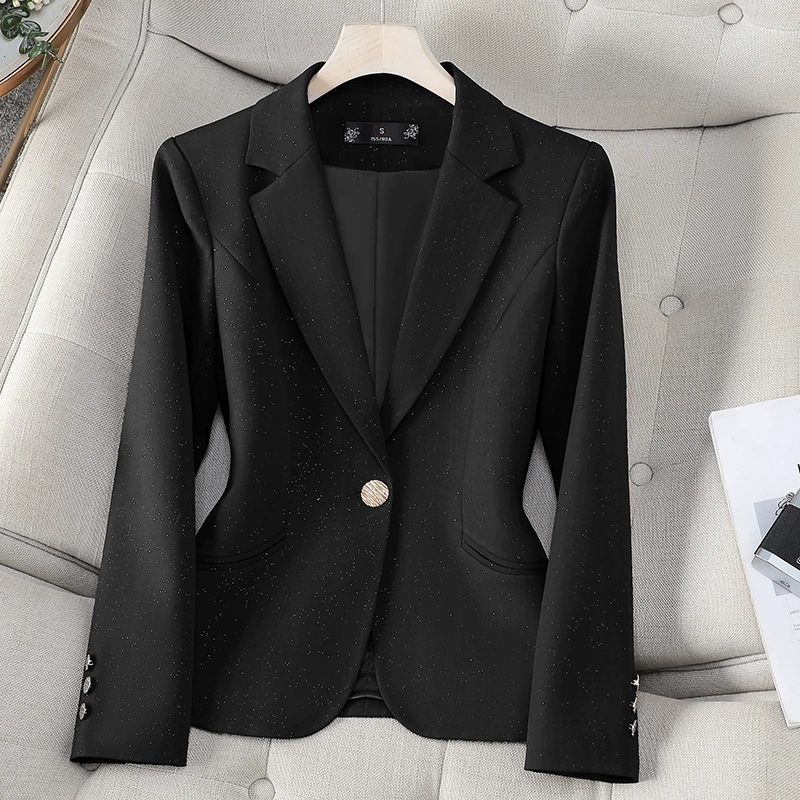 2025 Spring Autumn Women Blaze - đánh giá và giá Women Formal Wear With Black Blazer